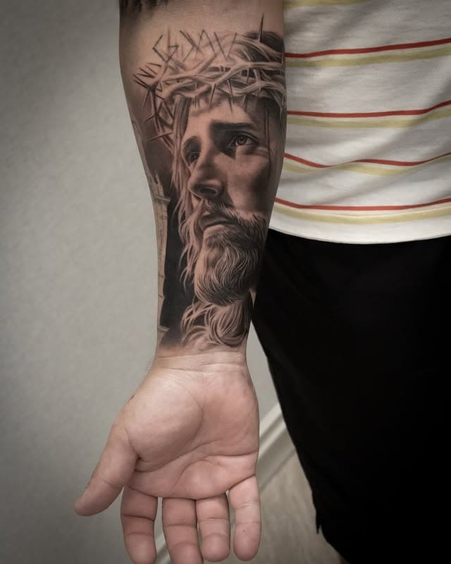 Black & Grey Realism tattoo 3 by Scenic Tattoo Studio, Buford, Georgia