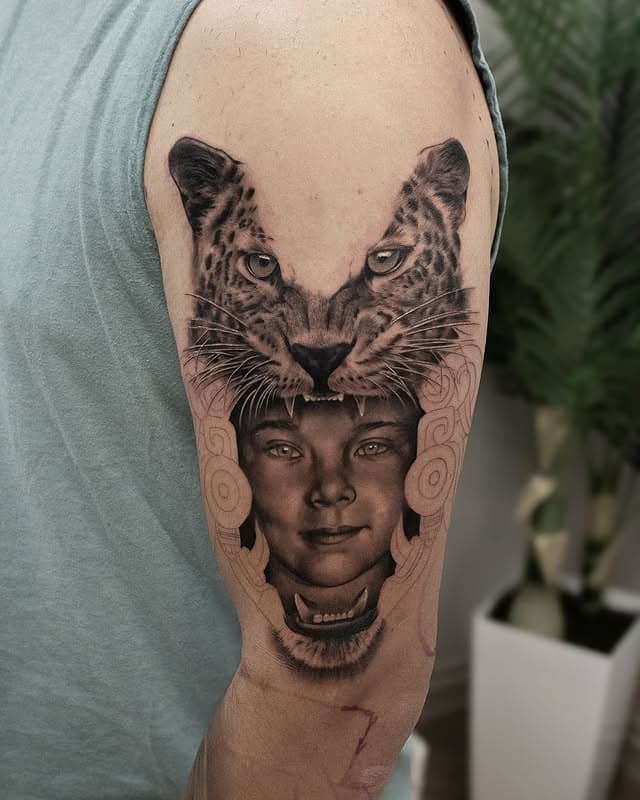 Black & Grey Realism tattoo 5 by Scenic Tattoo Studio, Buford, Georgia