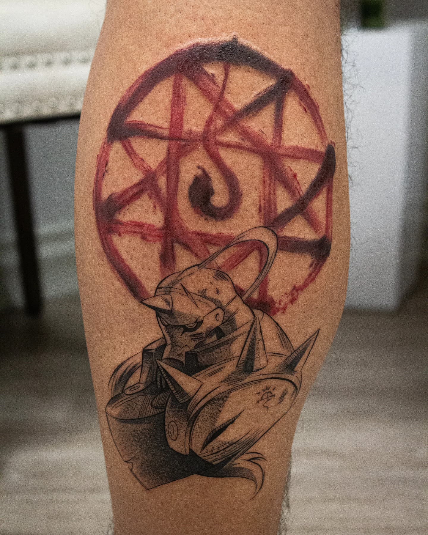 Anime tattoo — tattoo by Scenic Tattoo Studio, Buford, Georgia