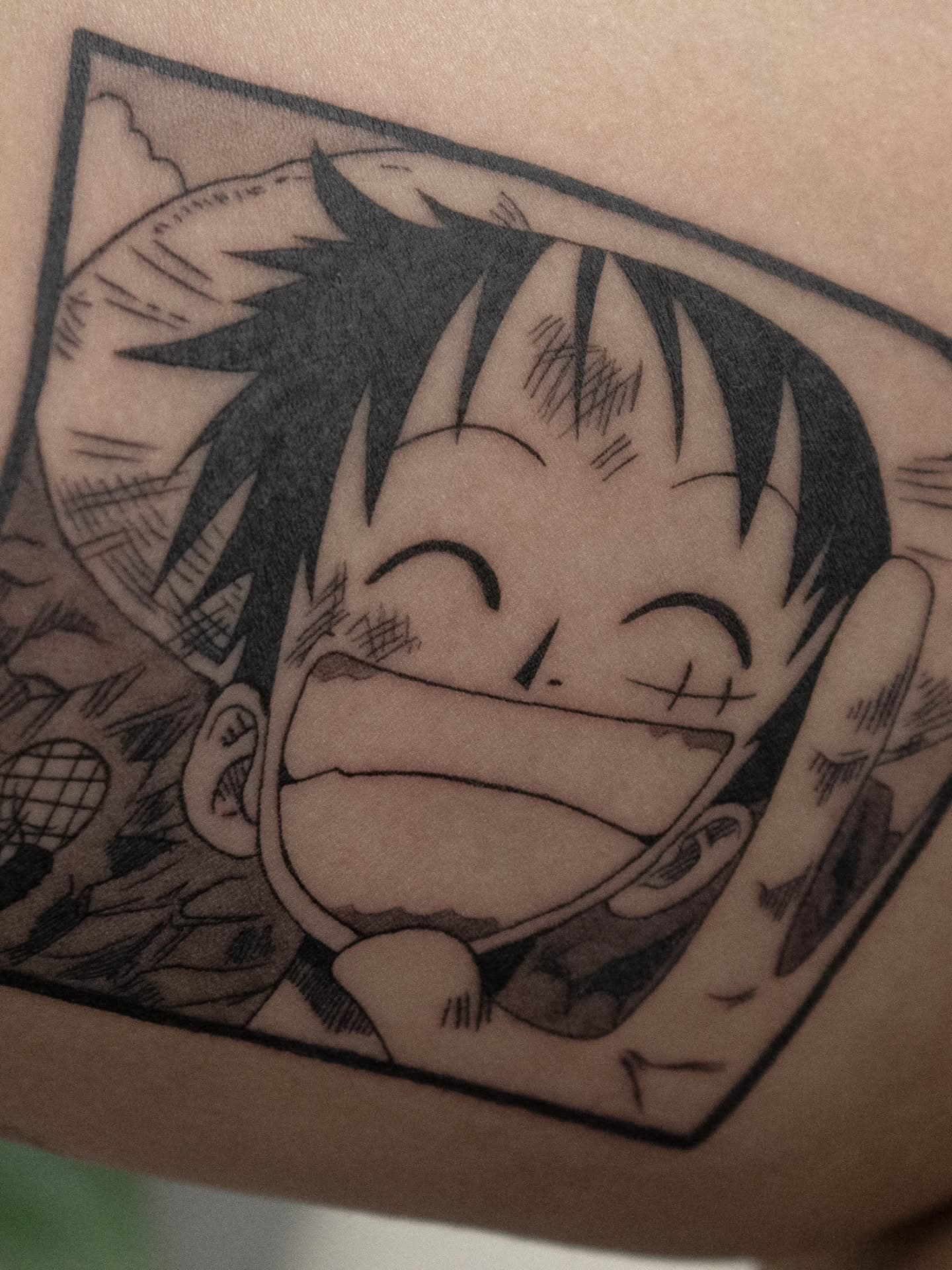 Anime tattoo — tattoo by Scenic Tattoo Studio, Buford, Georgia