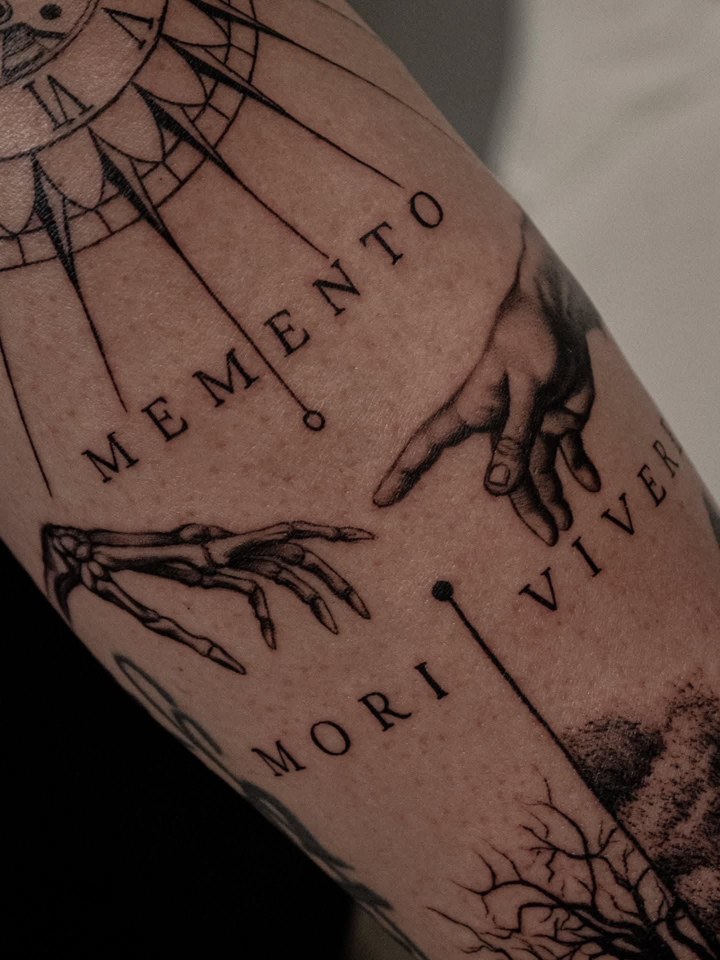 Fine Line tattoo 3 by Scenic Tattoo Studio, Buford, Georgia
