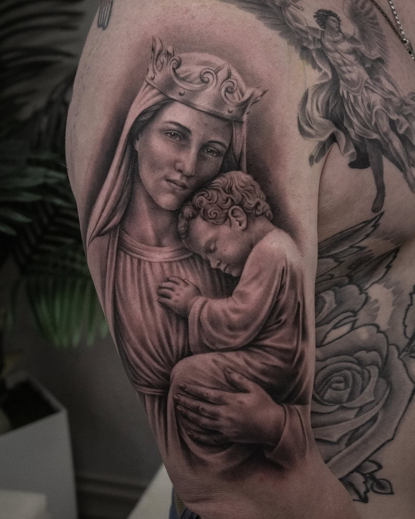 Portraits tattoo 1 by Scenic Tattoo Studio, Buford, Georgia
