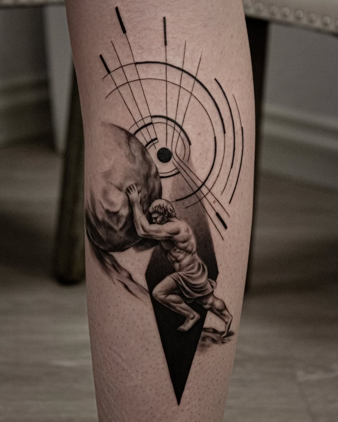 Geometric tattoo 1 by Scenic Tattoo Studio, Buford, Georgia